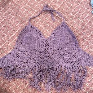 Bali Queen Crochet Halter Top